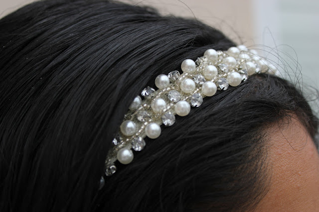 Pearl and Rhinestone Headband