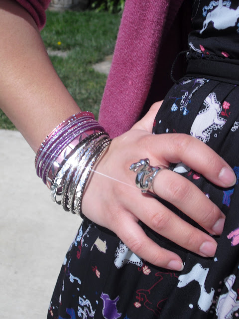 Bunny Ring and Pastel Bangles