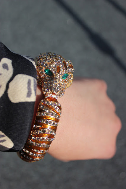 Forever 21 Tiger Cuff Bracelet