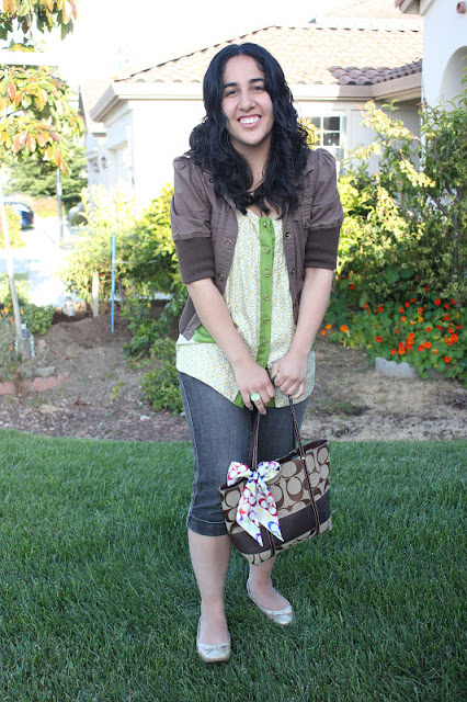 Juicy Couture Tank Coach Bag Outfit