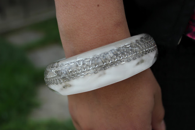 Forever 21 White Bangle 