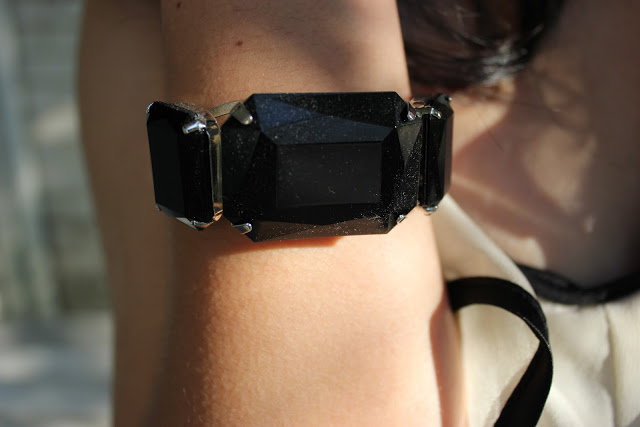 Black Gem Bracelet Forever 21