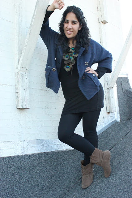 Juicy Couture Navy Coat