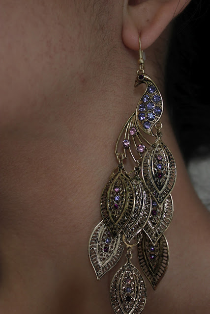 Peacock Earrings