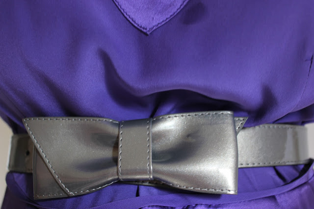 Gray Bow Belt