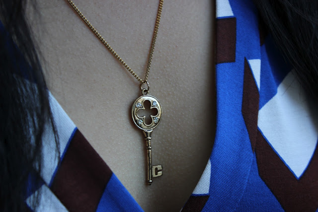 Forever 21 Gold Key Necklace