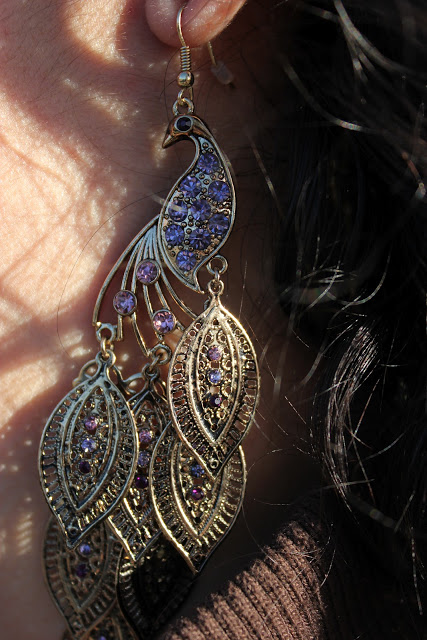 Peacock Earrings