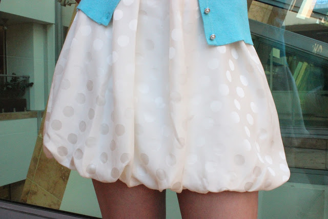 Polka Dot White Dress