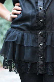 Black Lace Skirt