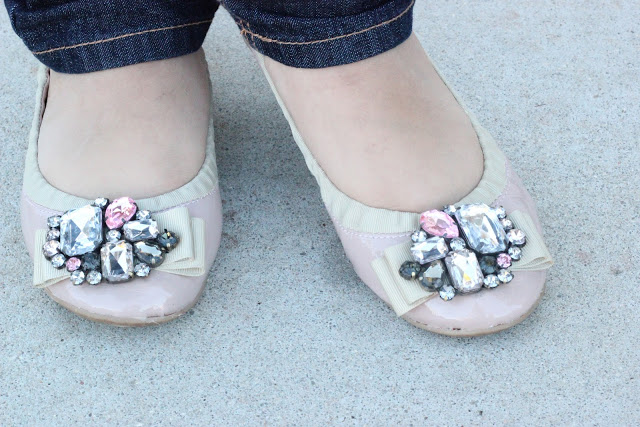 Forever 21 Pink Embellished Flats