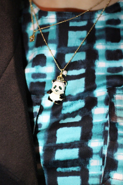 Betsey Johnson Panda Necklace