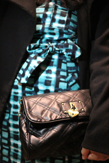 Forever 21 Quilted Black Clutch