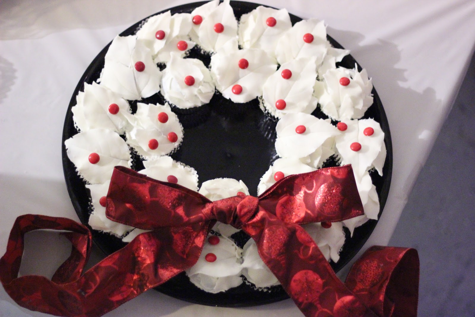 Christmas Wreath Cupcakes