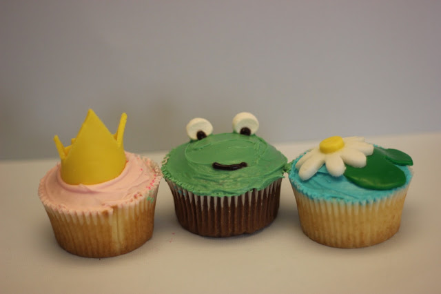 Princess and the Frog Cupcakes