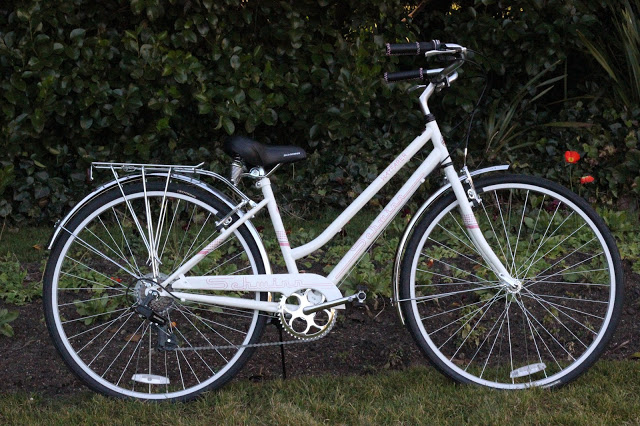 Schwinn White and Pink Bike