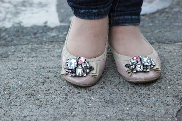 Forever 21 Pink Embellished Flats