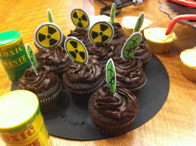 Hazardous Materials Cupcakes