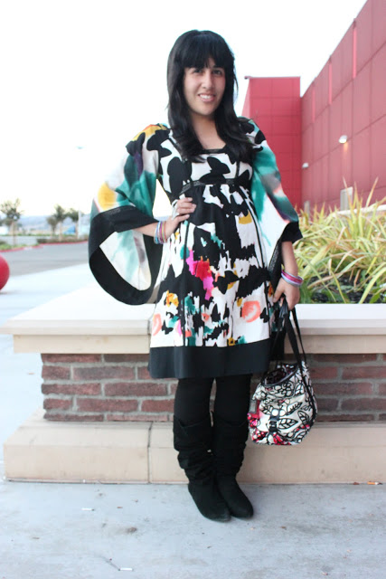 DVF Kimono Sleeve Dress