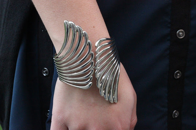 Silver Wings Cuff