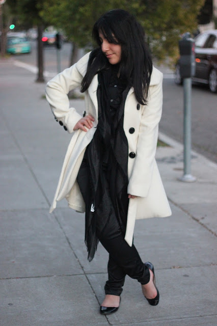 Black and White Winter Outfit