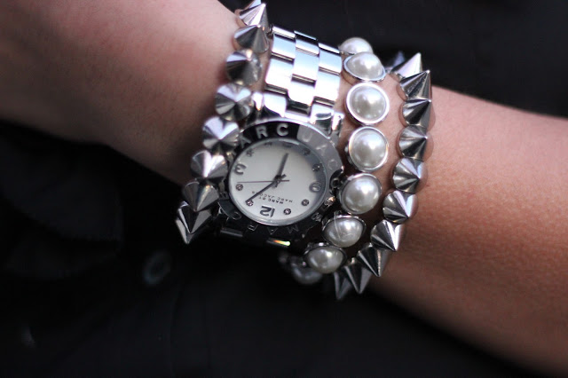 Marc Jacobs Watch and Spikes Bracelets