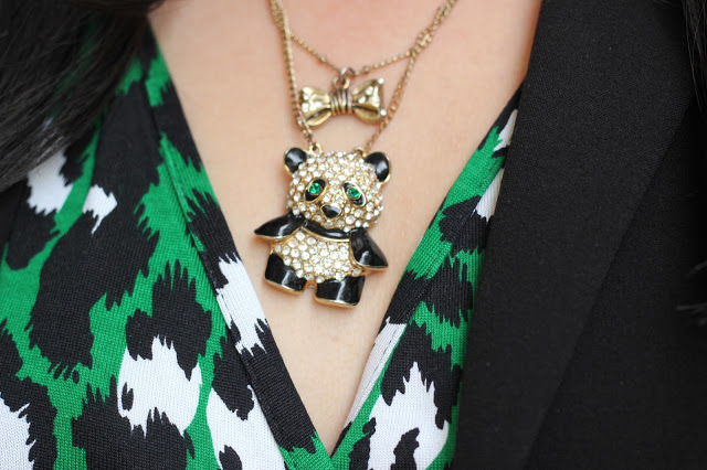 Betsey Johnson Panda Necklace