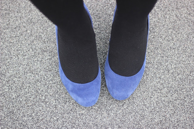 Blue Suede Steve Madden Pumps