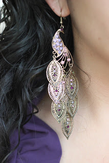 Peacock Earring