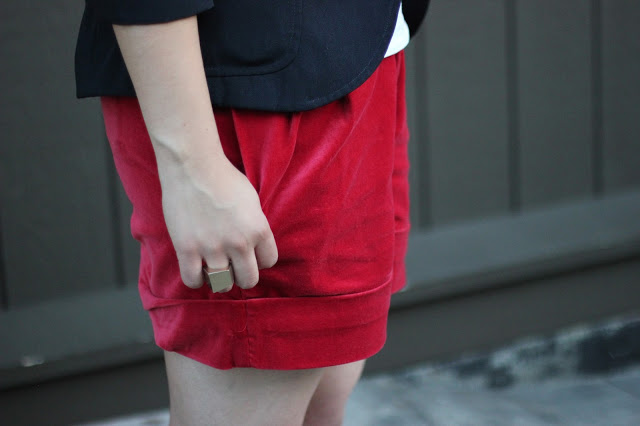 Erin Fetherston Red Shorts