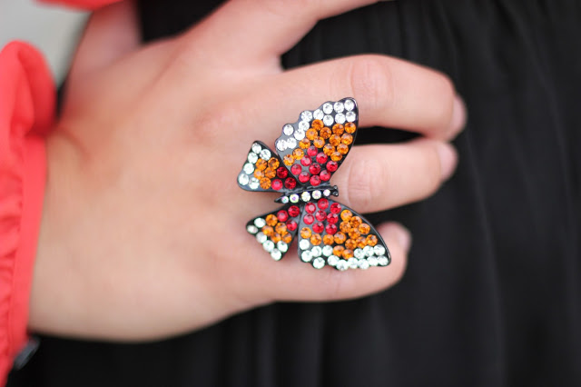 Monarch Butterfly Ring