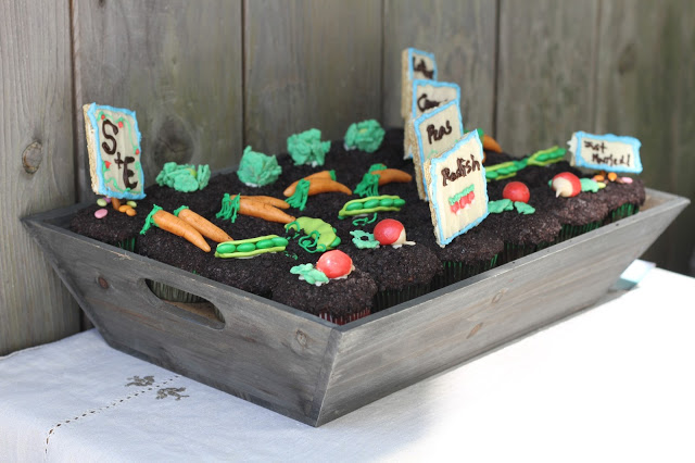 Vegetable Garden Backyard Wedding Cupcakes Hello Cupcake