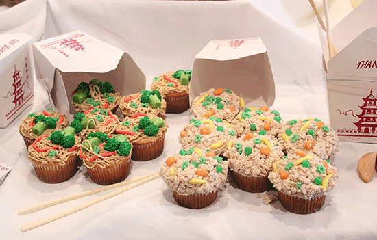 Chinese Food Takeout Cupcakes