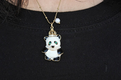 Panda Betsey Johnson Necklace