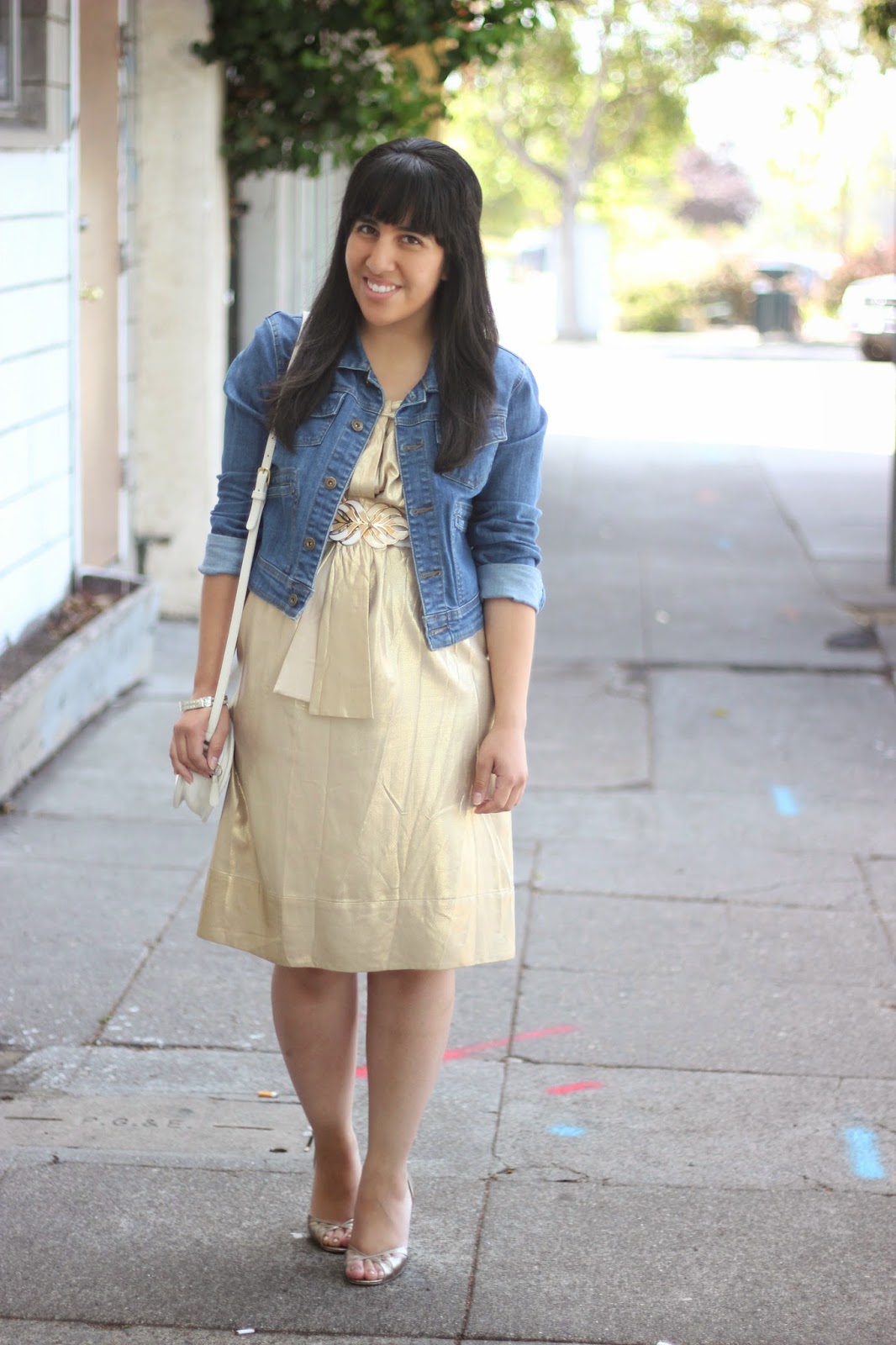 Denim and Summer Dress