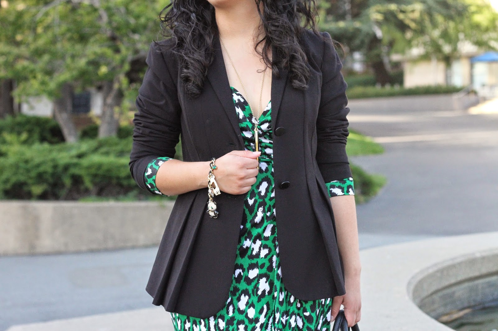 Pleated Blazer