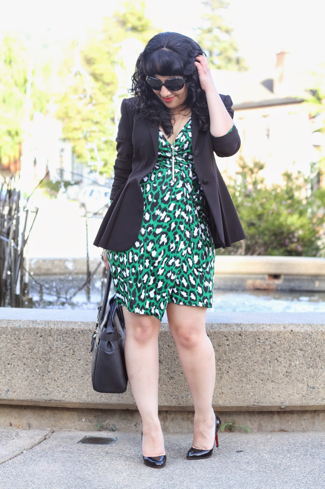 Blazer and Wrap Dress