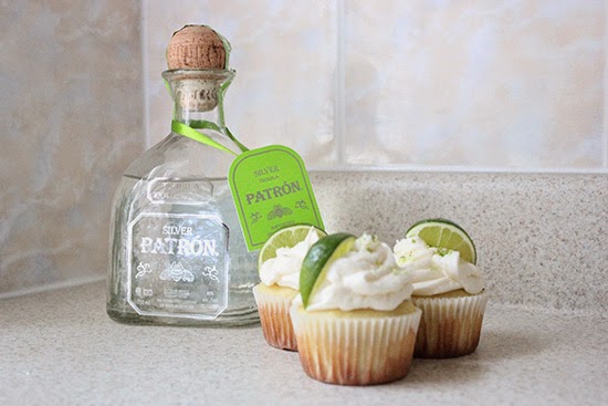 Silver Patron Tequila Cupcake Recipe