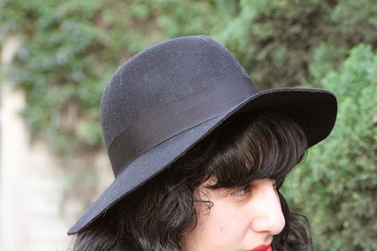 Black Felt Hat