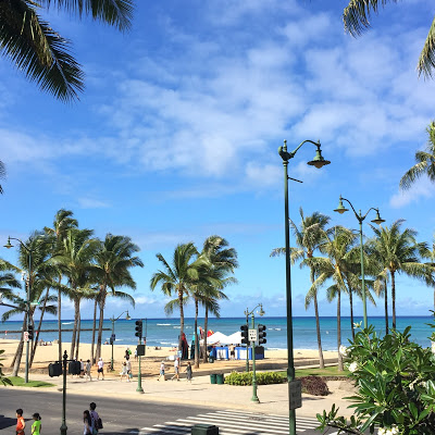 View from Lulu's Waikiki Restaurant
