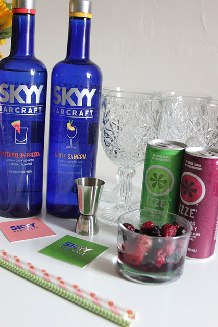 SKYY Barcraft Vodka Izze Sparkling Juice Cocktail Recipe