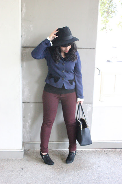 Marc Jacobs Navy Coat Burgundy Pants Poshmark Suggessted User willbakeforshoe