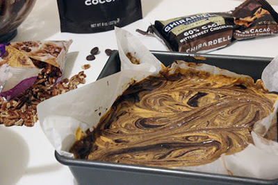 Ghirardelli Chocolate Pumpkin Pecan Brownie Recipe Pumpkin Swirl