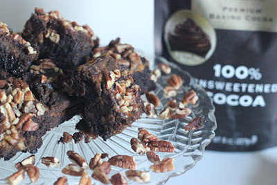 Ghirardelli Chocolate Pumpkin Pecan Brownies