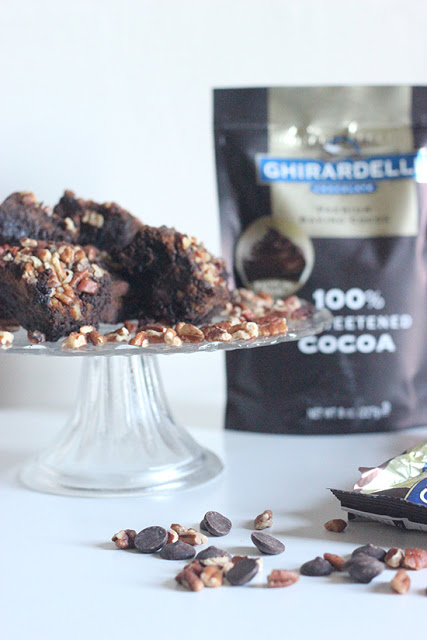 Ghirardelli Chocolate Pumpkin Pecan Brownie Recipe