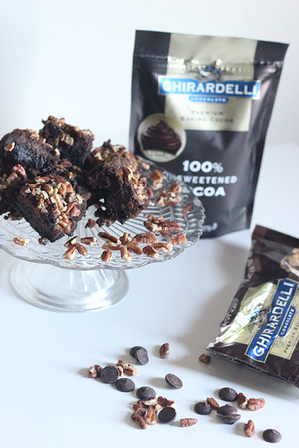 Ghirardelli Chocolate Pumpkin Pecan Brownies Recipe