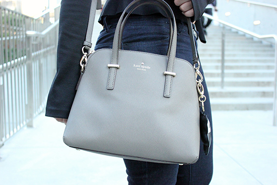 Kate Spade Grey Maise Cross Body Outfit Inspiration