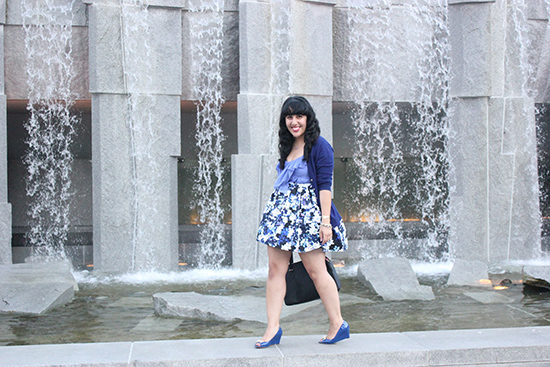 Blue Monochrome Spring Outfit Inspiration | Will Bake for Shoes