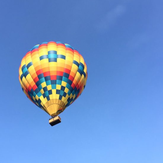 Sunrise Hot Air Balloon Ride Engagement Napa Valley California