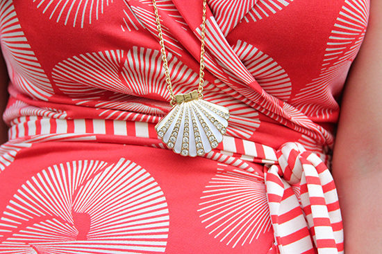 Kate Spade Shore Thing Seashell Pendant Necklace