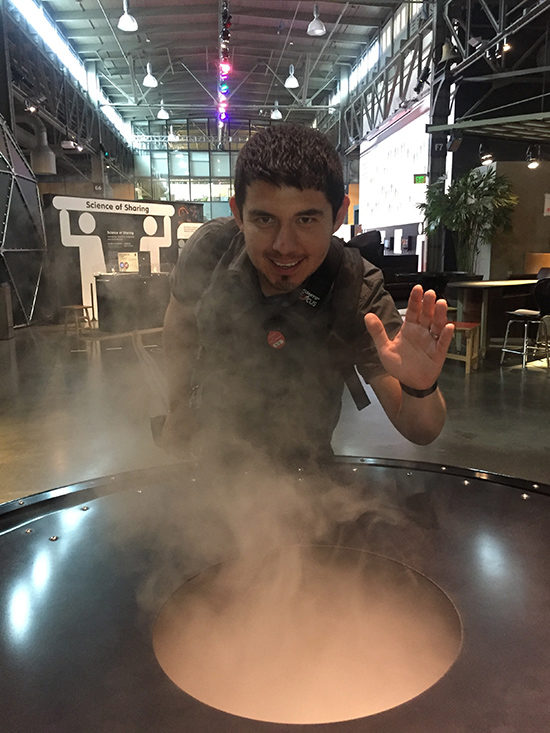 SF Exploratorium After Dark Indoor Smoke Ring Exhibit Experience